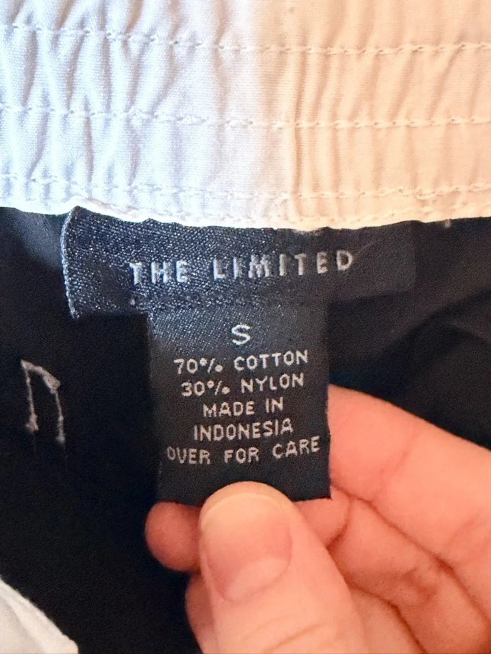 Y2K athletic cropped capri black pants S